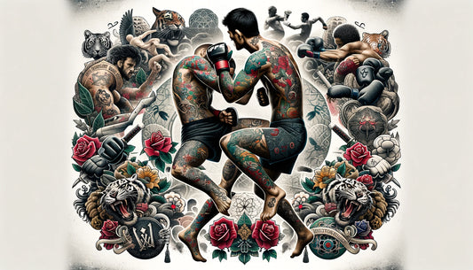 The Art of Combat: Gun MMA Fighters with Awesome Tattoos - Past and Present