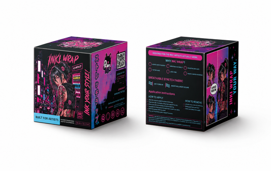 INKI WRAP® by ZOOTATTOO® -10cm x 10m (Artist Box 2 Rolls)