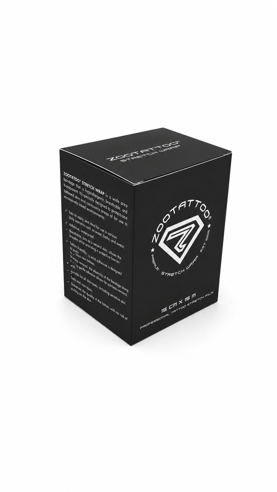 ZOOTATTOO Premium Stretch Wrap -10cm x 10m (Studio Box of 5)