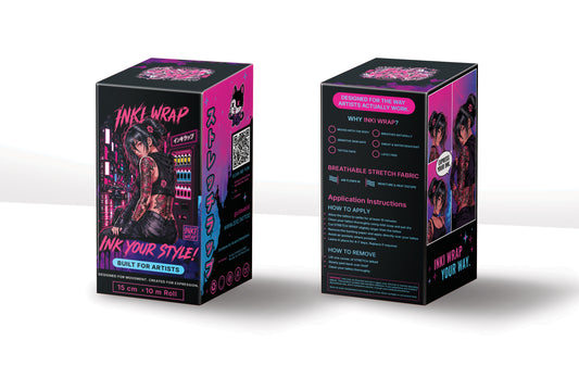 INKI WRAP® by ZOOTATTOO® -15cm x 10m (Artist Box 2 Rolls)