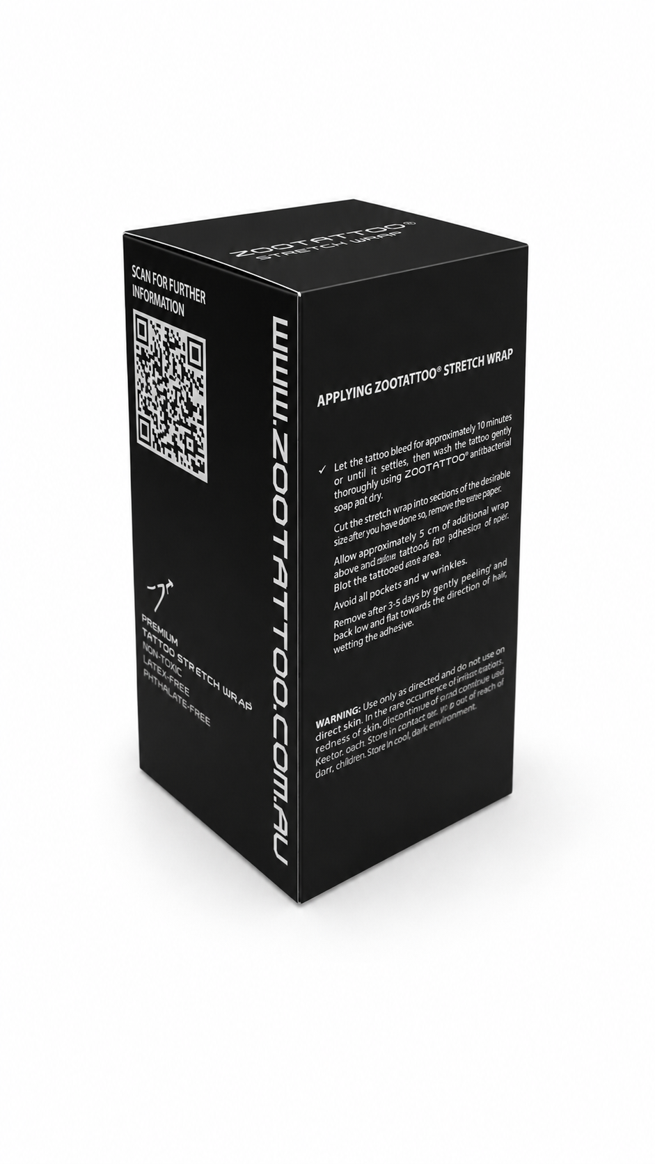 ZOOTATTOO Premium Stretch Wrap -15cm x 10m (Studio Box 5 Rolls)
